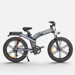 Sleek ENGWE X Series e-bike with rugged fat tires, ready for any adventure.